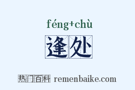 逢处是什么意思的图片